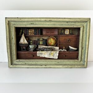 Heavy Ceramic/Resin 3d Wall Hanging Art 10”